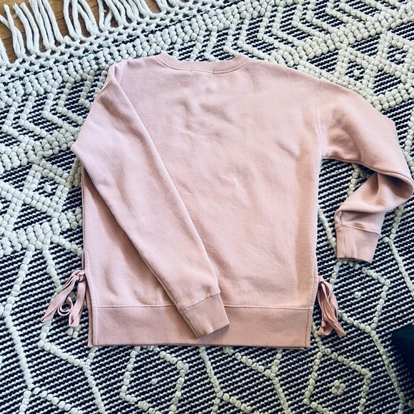 Marine Layer Crew Neck Sweater with Side Ties Size Small - Picture 4 of 6